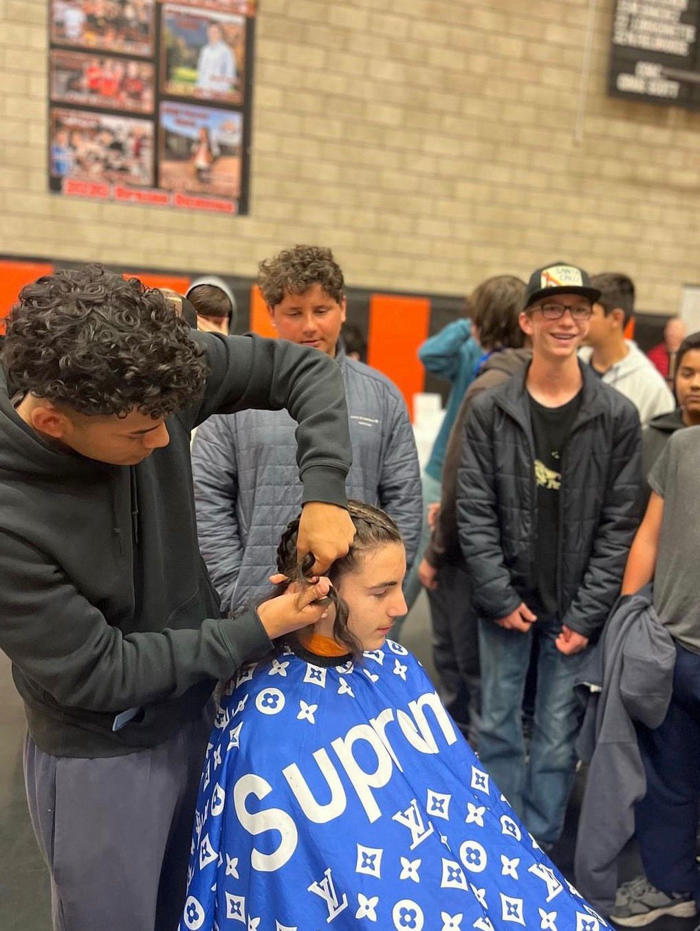 Cornrow technique practice